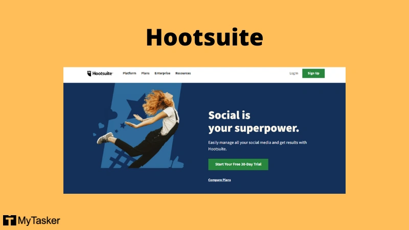 hootsuite social media scheduling tool logo